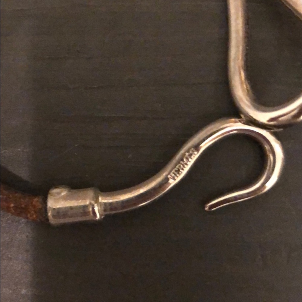 Authentic Hermès jumbo single tour hook bracelet